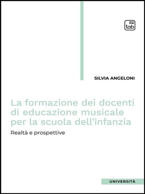 cover image of La formazione dei docenti di educazione musicale per la scuola dell'infanzia
